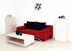 Мека мебел -червено